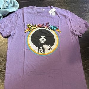 Purple T-Shirt with Graphic Design